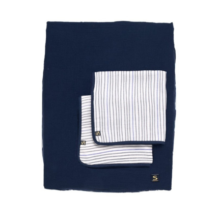 Avis Housse de matelas à langer avec 2 linges Baby Sailor Sauthon 1