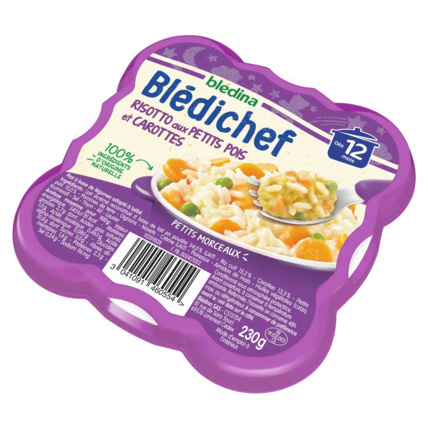 Avis BLEDICHEF Risotto aux petits pois et carottes Blédina 2