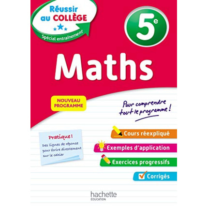 Avis Réussir au collège - Maths 5e Hachette Éducation 1