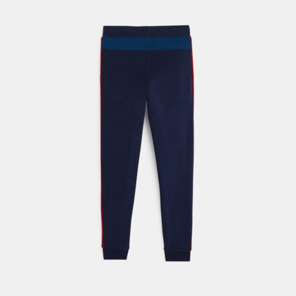 Avis Pantalon de jogging à bandes colorées bleu garçon OKAIDI 4
