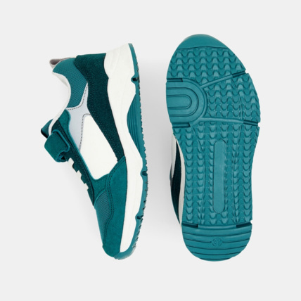 Avis Running dadshoes lacets et scratch vert garçon OKAIDI 4