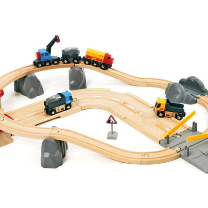Avis Circuit rail route transport de roches BRIO 1