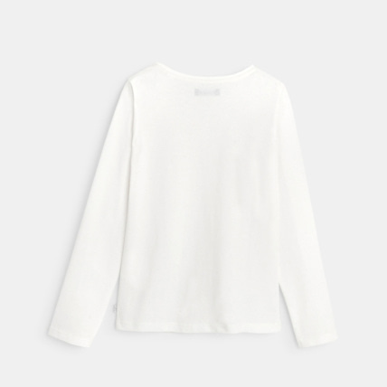 Avis T-shirt à motif irisé Etoile blanc fille OKAIDI 3