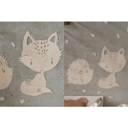 Avis Décoration murale - Renard en bois Mon Lit Cabane 3