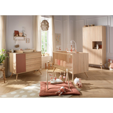 Avis Chambre Trio Seventies Lit bébé + Commode + Armoire Sauthon 3