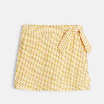 Avis Jupe-short en jersey imprimé jaune fille OKAIDI 2
