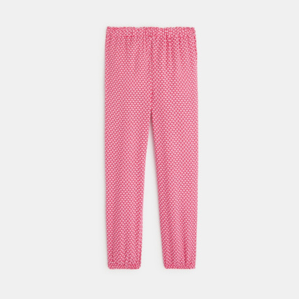 Avis Pantalon imprimé style jogpant rose fille OKAIDI 4