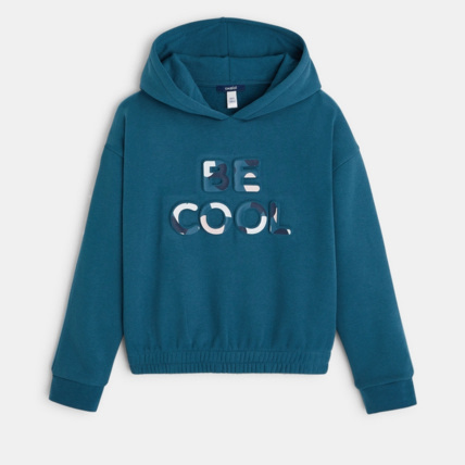 Avis Sweat-shirt à capuche bleu fille OKAIDI 2