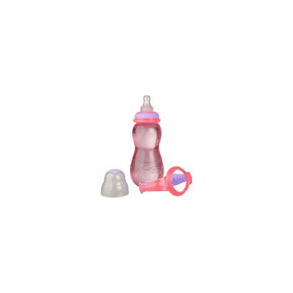 Avis Biberon 300ML Col standard Tétine anti goutte 4 mois +  NUBY 1