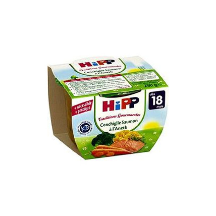 Avis Traditions gourmandes : Conchiglie au saumon à l'aneth HIPP 1
