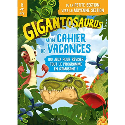 Avis Mon cahier de vacances Gigantosaurus PS-MS LAROUSSE 1