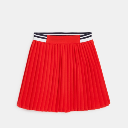 Avis Jupe courte plissée rouge fille OKAIDI 1