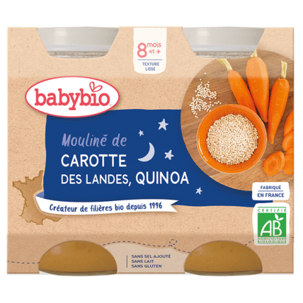 Avis Bonne Nuit Mouliné de Carotte des Landes & Quinoa Babybio 1