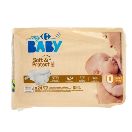 Avis Couches Soft & Protect MY CARREFOUR BABY 1