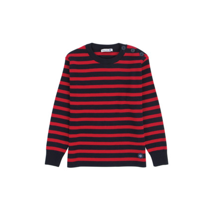 Avis Pull marin "Briac" Kids - laine - Navire/Braise ARMOR-LUX 1