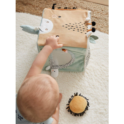 Avis Grand cube d'activités en tissu TANZANIE Vertbaudet 5