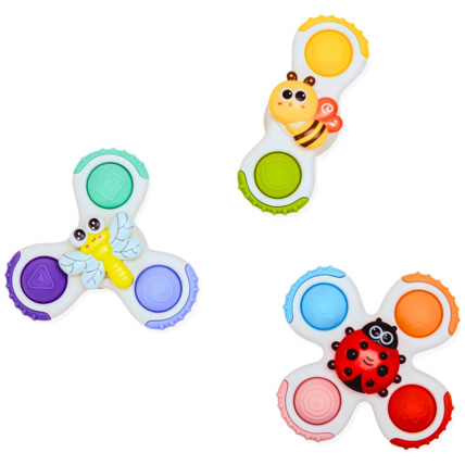 Avis Lot de 3 toupies à ventouse BO JUNGLE 1