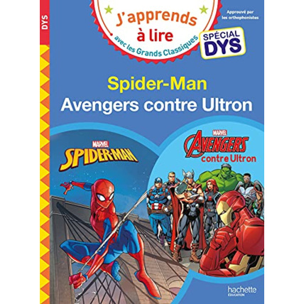 Avis Disney - Marvel - Spécial DYS (dyslexie) : Spiderman/Avengers Hachette Éducation 1