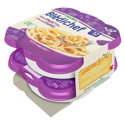 Avis BLEDICHEF Petits spaghetti et crème de légumes Blédina 2