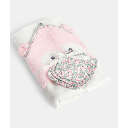 Avis Cape de bain avec lingettes tissu bébé fille OBAÏBI 1