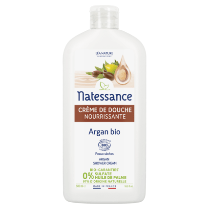 Avis Crème de douche nourrissante Argan bio  NATESSANCE 1