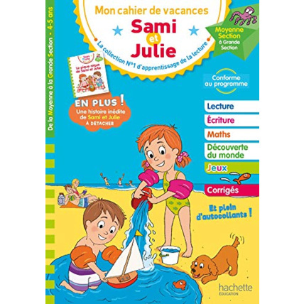 Avis Sami et Julie - De la Moyenne à la Grande Section - Cahier de vacances 2023 Hachette Éducation 1
