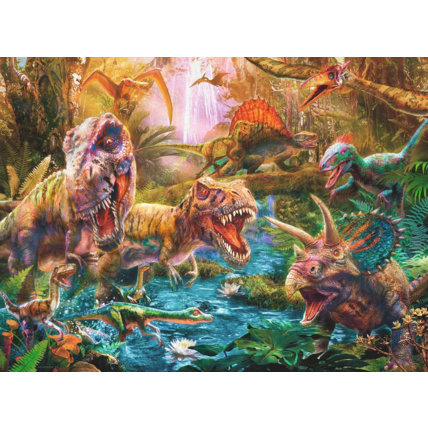 Avis Puzzle Le rassemblement des dinosaures - de 7 ans RAVENSBURGER 2
