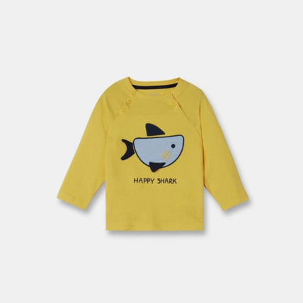 Avis T-shirt à motif requin OBAÏBI 1