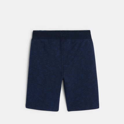 Avis Bermuda en jersey chiné bleu garçon OKAIDI 3