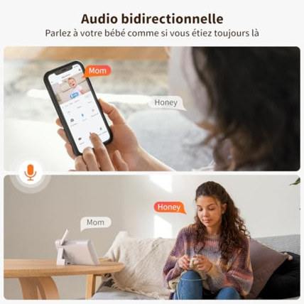 Avis Babyphone Vidéo 5.5" LCD Codnida 7