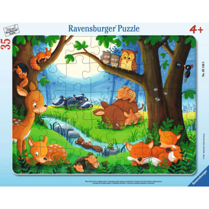 Avis Puzzle Les petits animaux s'endorment - de 4 ans RAVENSBURGER 1