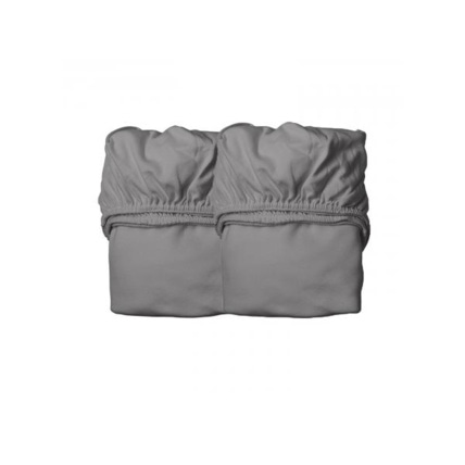 Avis Lot de 2 draps housse junior en coton bio, blanc LEANDER 3