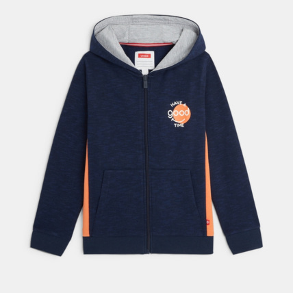 Avis Sweat-shirt à capuche "Have a good time" bleu garçon OKAIDI 1