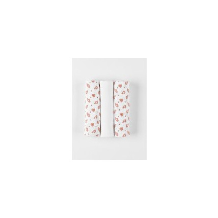 Avis Set de 3 langes en mousseline de coton NOUKIE'S 1