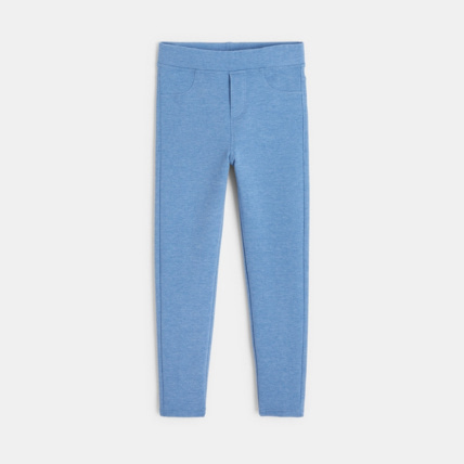 Avis Jeggings unis bleu fille OKAIDI 1