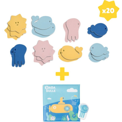 Avis Lot de jouets de bain BADABULLE 1