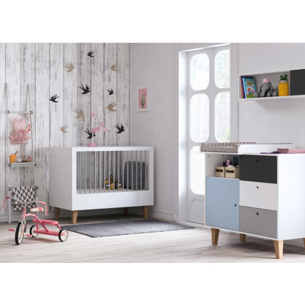 Avis Chambre Duo Concept Lit bébé évolutif + Commode VOX 1