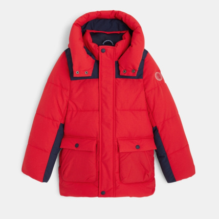Avis Blouson doudoune à capuche rouge garçon OKAIDI 1