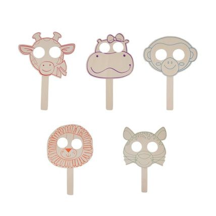 Avis Masques Animaux En Bois LOOLIPO 1
