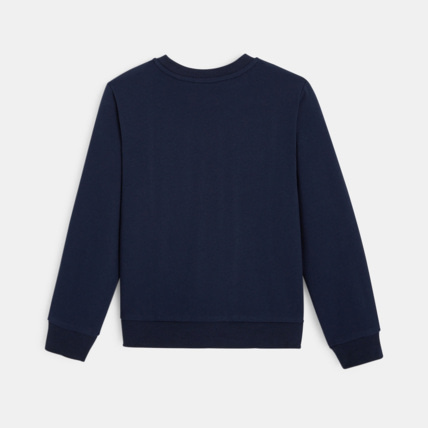 Avis Sweat col rond visuel 3D bleu garçon OKAIDI 4