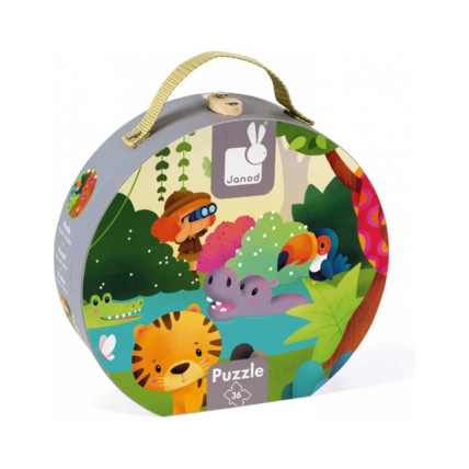 Avis Valisette puzzle panoramique Jungle JANOD 1