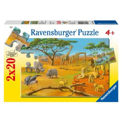 Avis Puzzle - Le désert - 2x20 pièces RAVENSBURGER 1