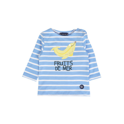 Avis Marinière "Fruits de mer" Baby - coton - Lobélia/Milk ARMOR-LUX 1