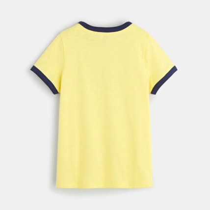 Avis T-shirt manches courtes jaune garçon OKAIDI 2