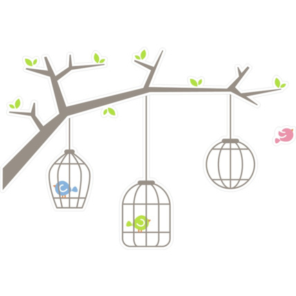 Avis Stickers muraux les oiseaux Wesco 1