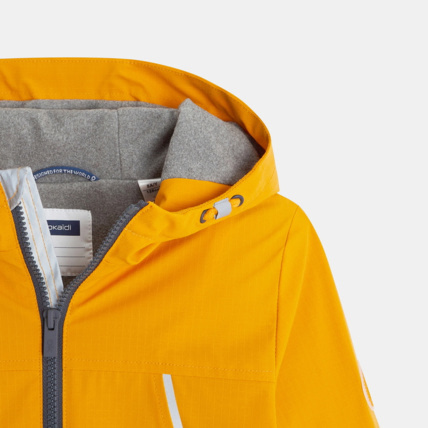 Avis Blouson déperlant à capuche jaune garçon OKAIDI 4