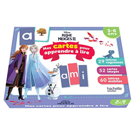 Avis Disney - La Reine des neiges 2 - Mes cartes pour apprendre à lire Hachette Éducation 1