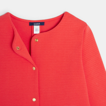 Avis Sweat uni rouge fille OKAIDI 2