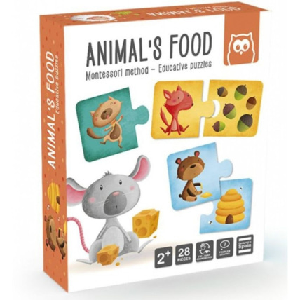 Avis Puzzle Montessori - Animal's Food EUREKAKIDS 1
