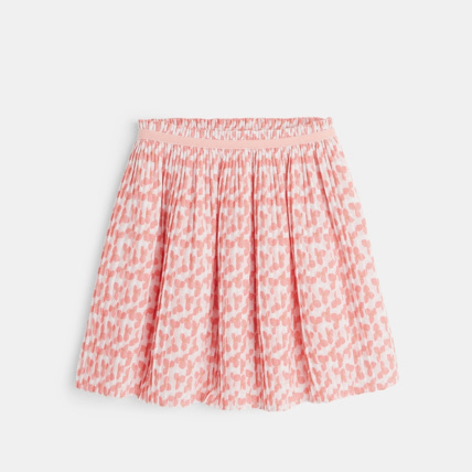 Avis Jupe plissée à fleurs rose fille OKAIDI 1